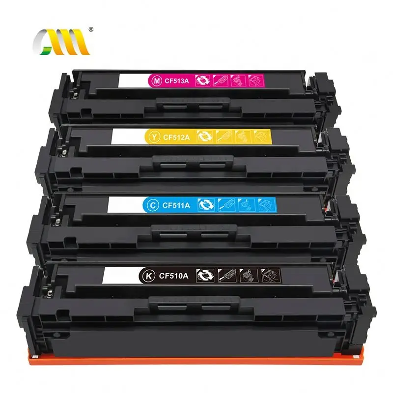 CF510A Color Toner Bundle for HPColor Pro MFP M180n M181fw Laser Printer 204A Toner Cartridge