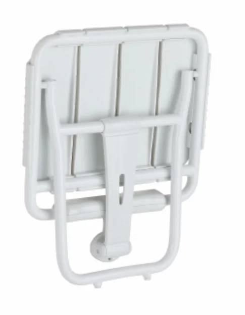 Wall Mounted Bathroom  Folding Shower Chair Elderly Shower Seat Aluminum Space Saving Folding
