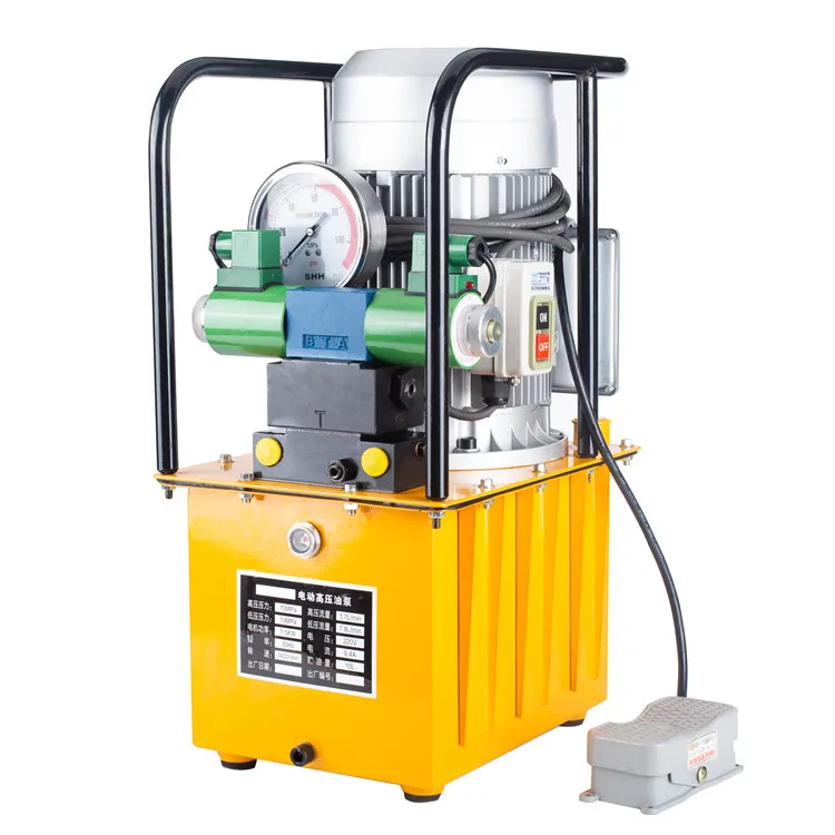 2021 New Design High And Low Speed Two Stage Design Portable Power Electric Oil  Hydraulic Pumps