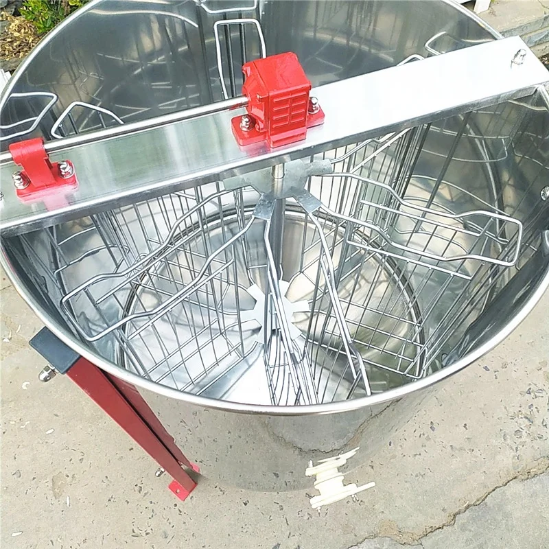 Manual 6 Frame Honey Extractor for Bee Farm, Beekeeper