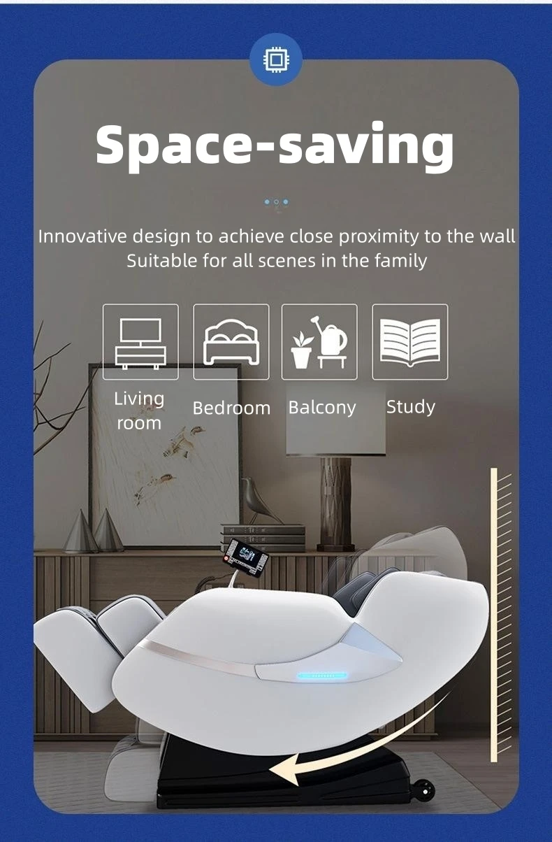 ЖК-экран автоматический 2023 Новый массажный стул Электрический домашний Многофункциональный космический диван для пожилых людей