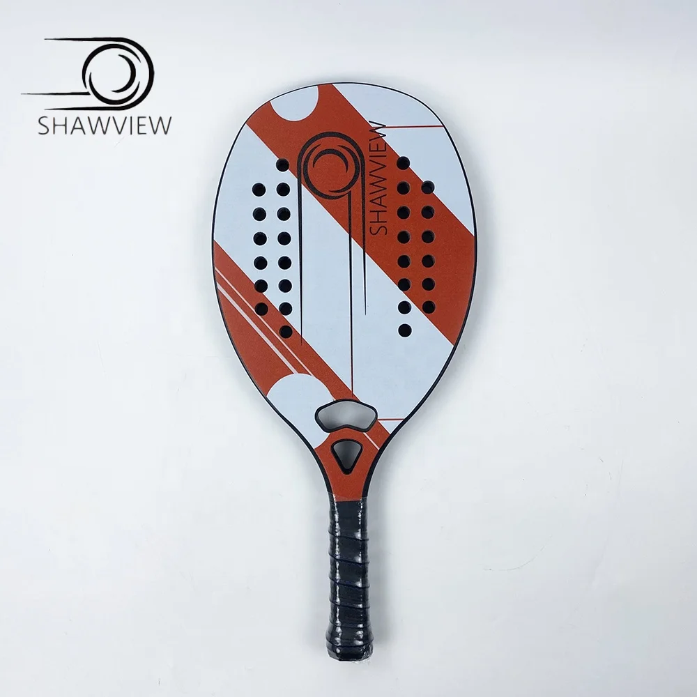 Shawview China Factory High Quality Professional Padel Racket Beach Tennis Full Paddle Carbon Racquet With DIY Logo And Brand