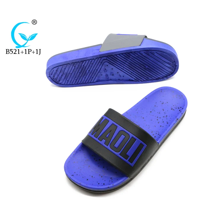 Footwear Sandal PVC,Custom Logo Slippers Men Plain Blank Slide Sandal,Slide slipper with white dotted