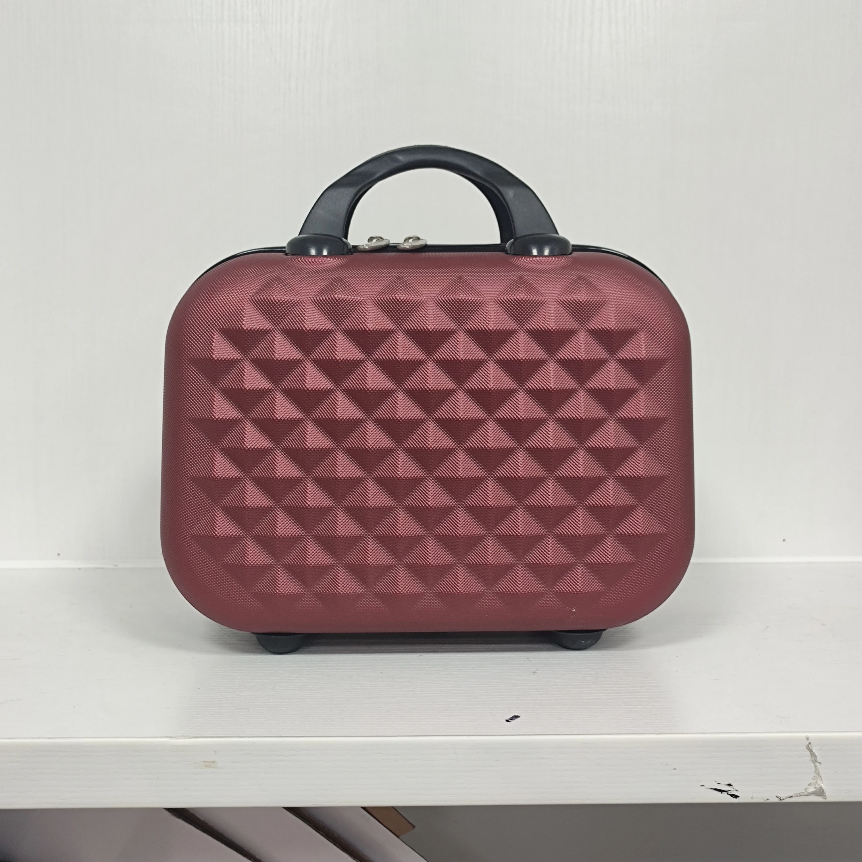 Fashion suitcase female 14 inch gift box high quality small suitcase girls special makeup box travel convenient storage bags