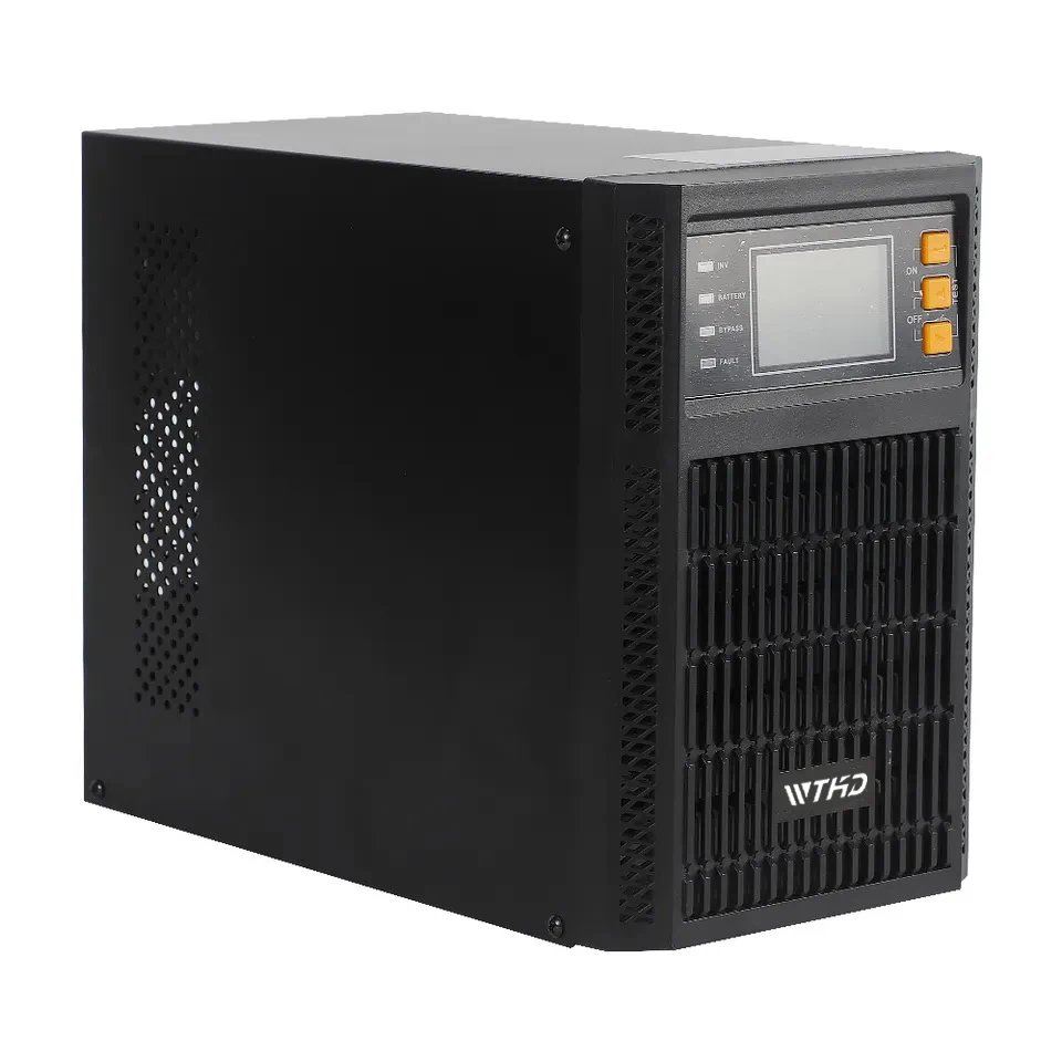 WTHD 1 Kva 1000w 1kw Online Ups 1kva Uninterrupted Power Supply External Battery Ups