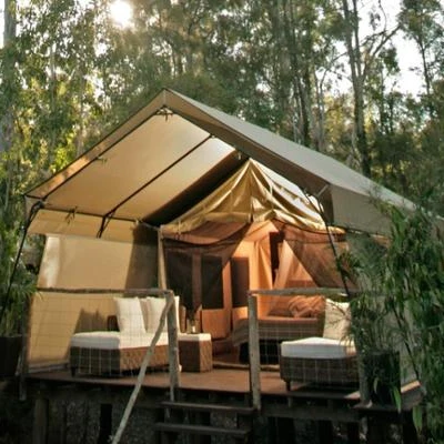 2 to 5 People Out Door Luxury Safari Comfortable Glamping Hotel Canvas Tent