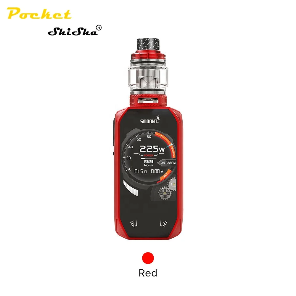 2021 Trending product Music Play Box Mod Kit Smoant Naboo 225W Mod with Naboo Mesh Coil