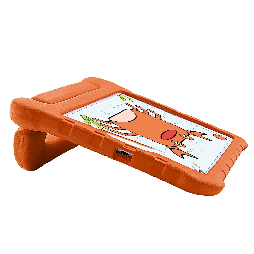 Orange Color Kids Case for iPad 10.2 EVA Foam Tablet Cover for iPad Air 3 for iPad Air 2019 2020 2021