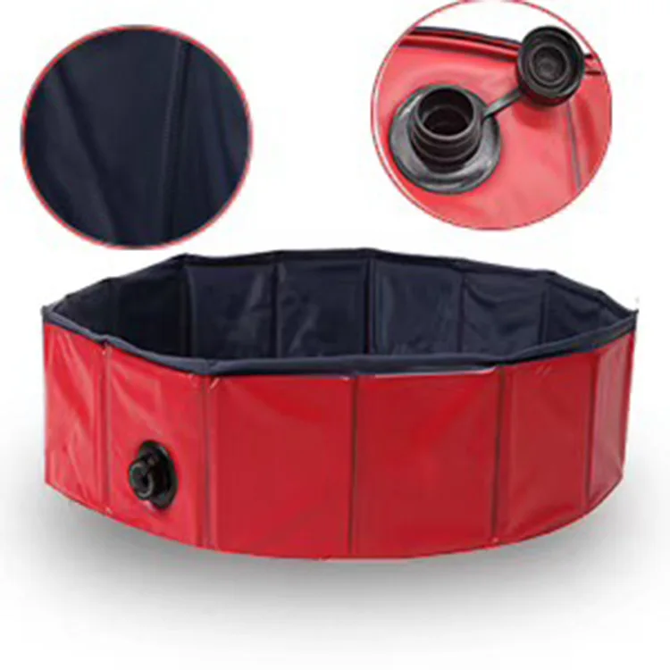 High Quality Foldable PVC Dog Pet Pool Float Paddling Swimming Spa Bath Bathtub Grooming