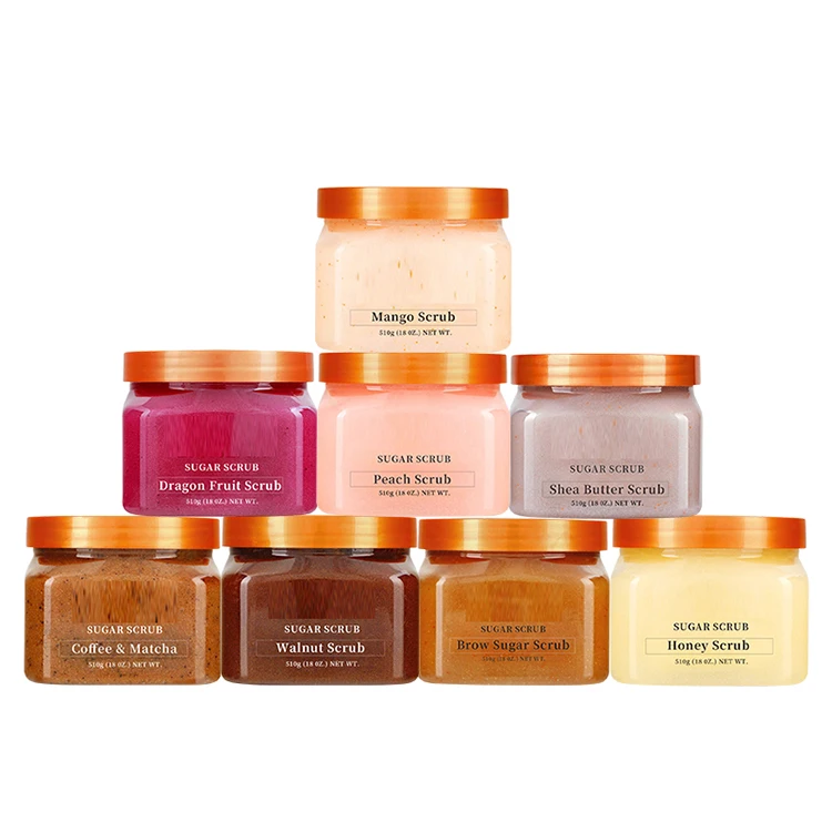 
 Новый продукт с солью, оптовая продажа, личи, отшелушивающий крем для лица, миндаль, мед, масло ши, сахар, скраб  