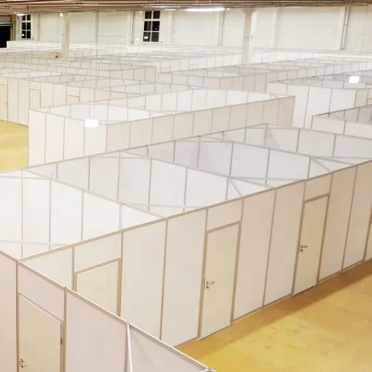 5 booth linked, EXHIBITION BOOTH 3X3M ,tradeshow aluminum made exhibition stand panel sheet