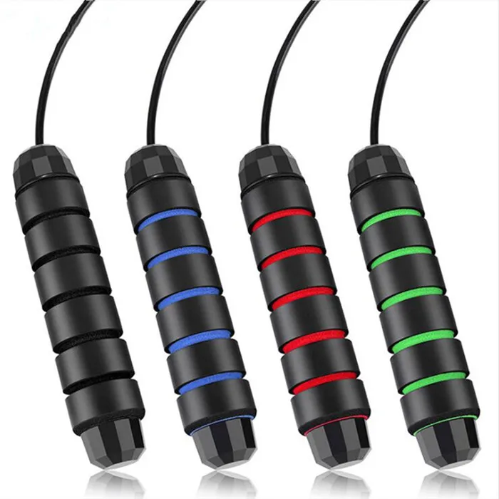 Free Rapid Speed Cable with Bearings Steel Skipping Rope Gym weight loss jumping rope