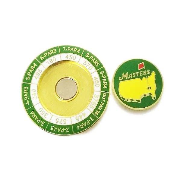 factory direct sale metal magnetic golf ball marker custom poker chips casino chips masters poker chip ball markers