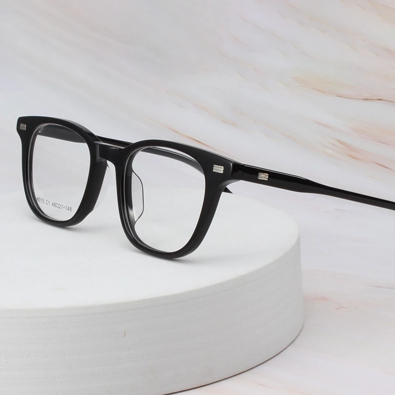 2023 High Quality Square Acetate Frame Anti Blue Light Glasses For Women Men Acetate Optical Glasses Frame Eyeglasses