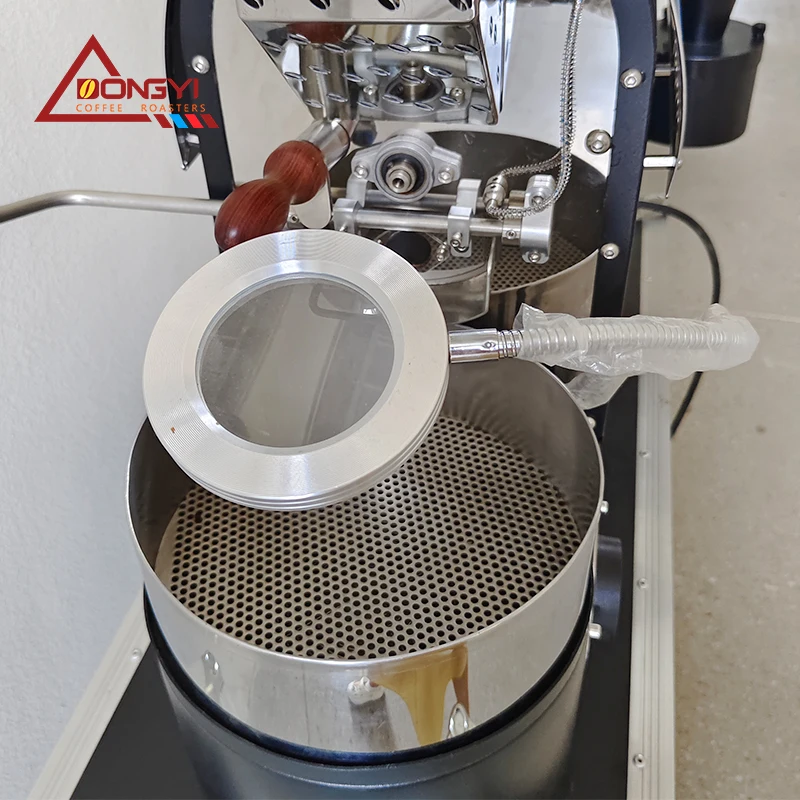 500g 600g Small Sample Coffee Roaster For Shop Show or Lab Use Electric & Gas Heating System