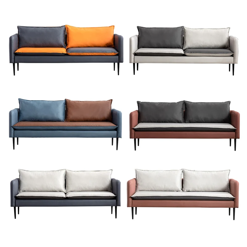 Деревянный современный 3-местный скандинавский секционный диван, мебель для гостиной, скандинавский модульный диван