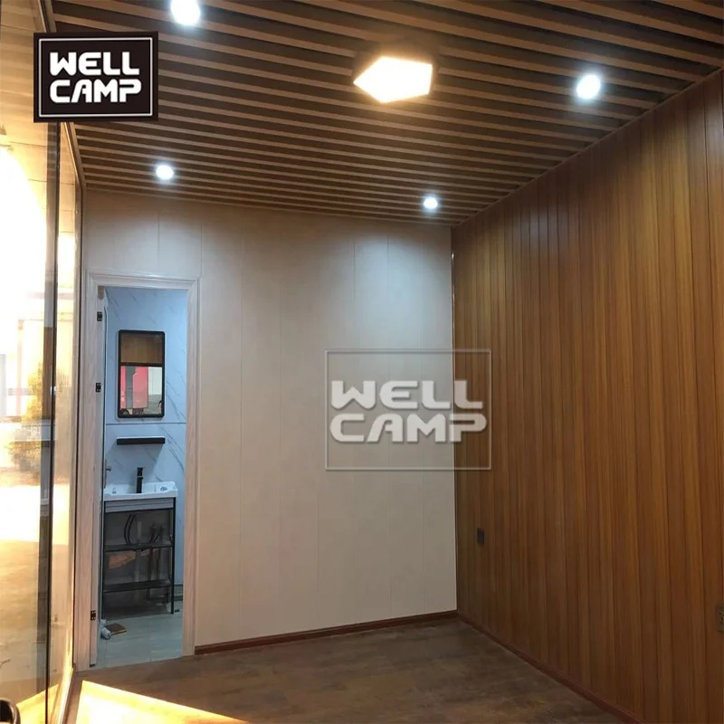 Luxury prefab flat pack container villa environmentally friendly modular homes finished container house design