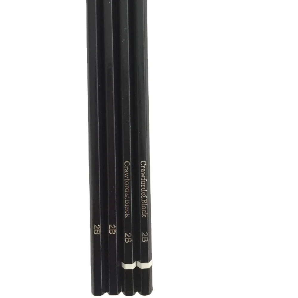 Custom Standard Lead Pencil Graphite carbonize Drawing Pencil Bulk wooden pencil