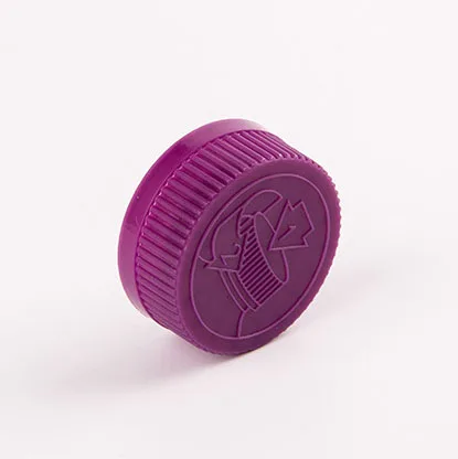 38-400 28mm 53mm CRC polypropylene ribbed cap Child resistant cap with SG-75 heat induction foil liner for HDPE bottle