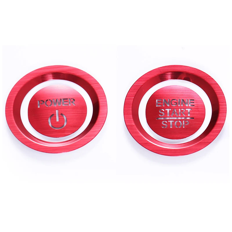 
LEYI car accessories Aluminum Alloy car engine start button sticker For Odyssey /elysion 2015 2022 