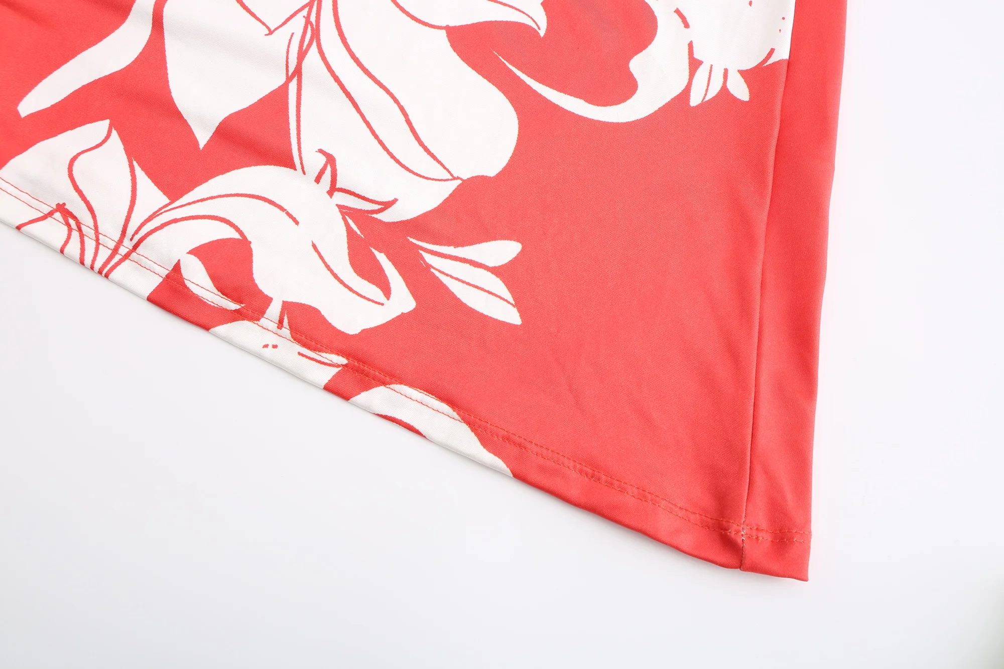 ladies all over printing plus size dress factory Oem Service  Dress long dress