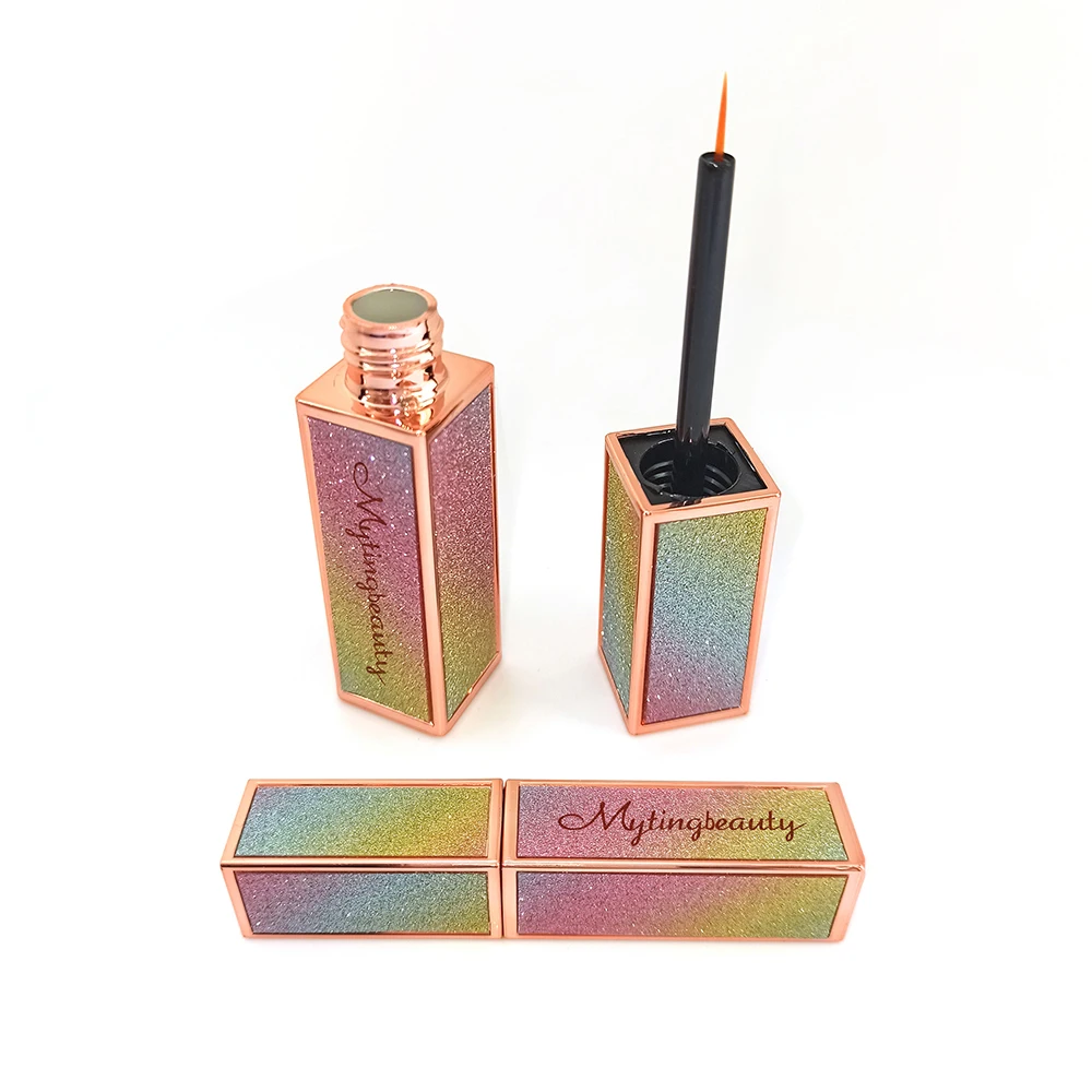 Подводка для глаз Muting из норки, магнитная подводка для глаз, оптовая продажа, сделайте свой собственный бренд, пустая жидкая подводка для глаз в бутылке