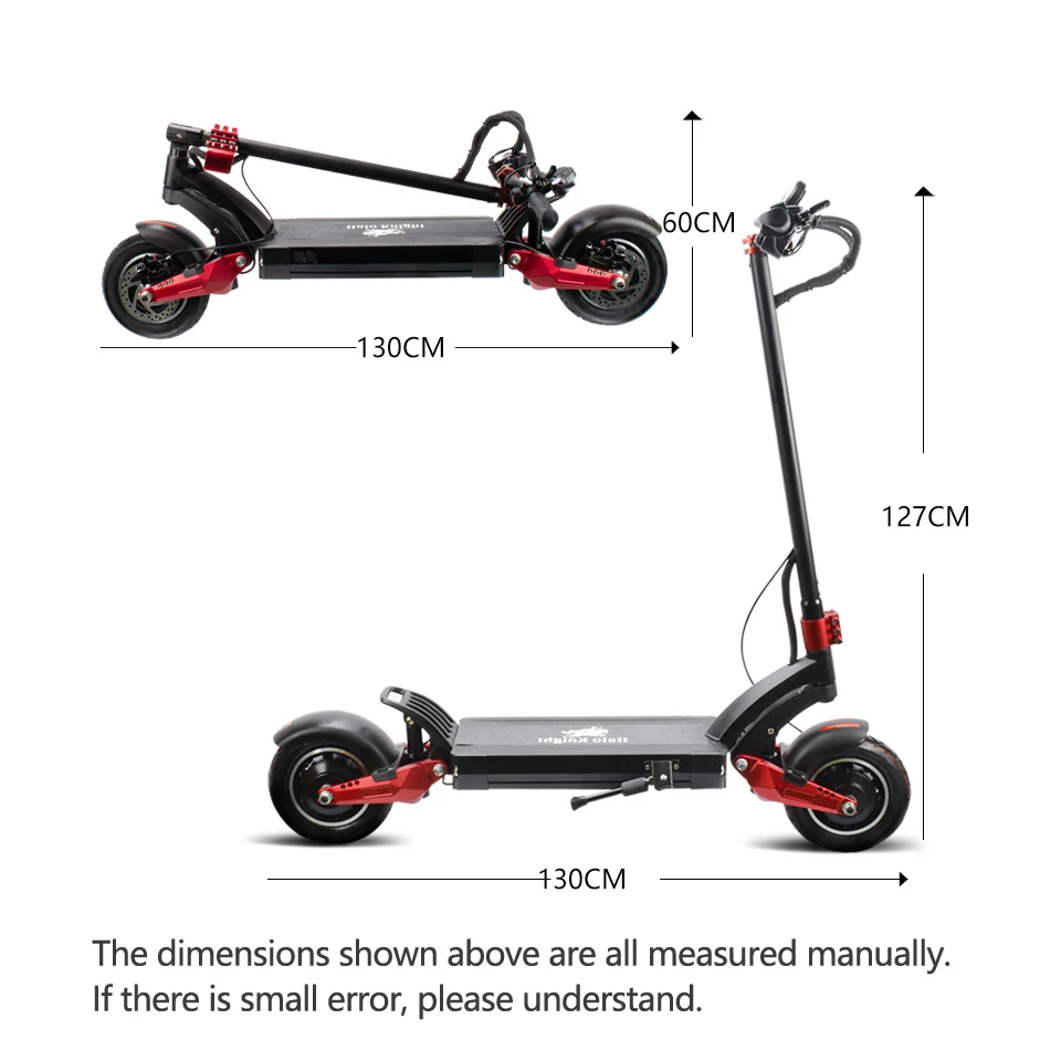 Halo Knight T106 Lightweight Electric Scooter 2000W 52W Moped Electric Scooter Adult E-scooters With 25km/h Speed Limiter