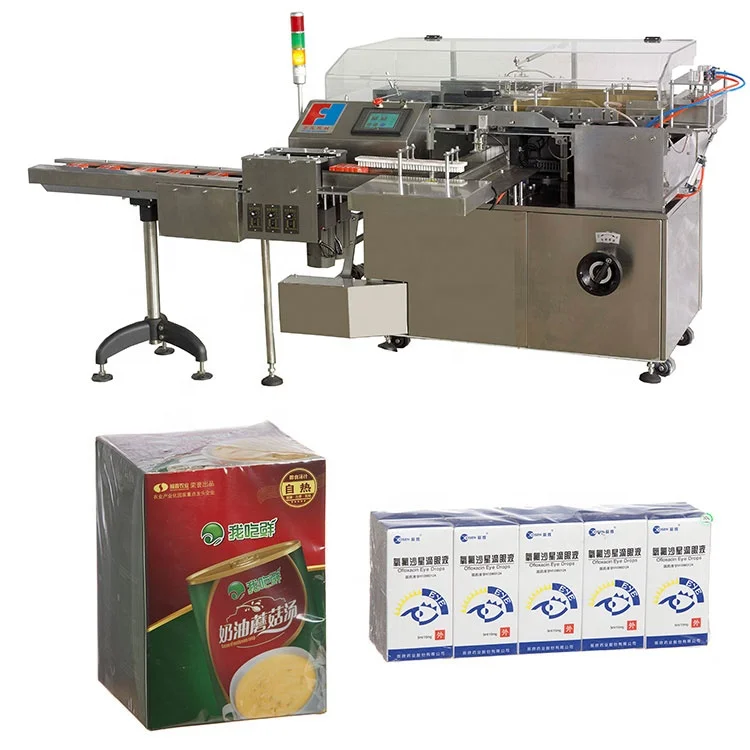 Small Perfume Soap Box Cellophane Packaging Machine Plastic Cellophane Bottle Heat Shrink Wrap Machine