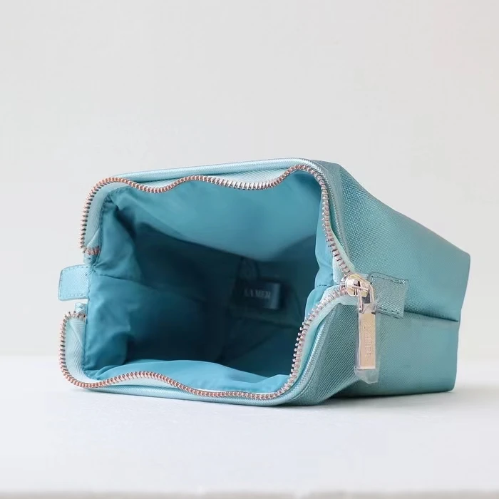 Designer makeup bag vegan leather cosmetic bag for famous brand promotions