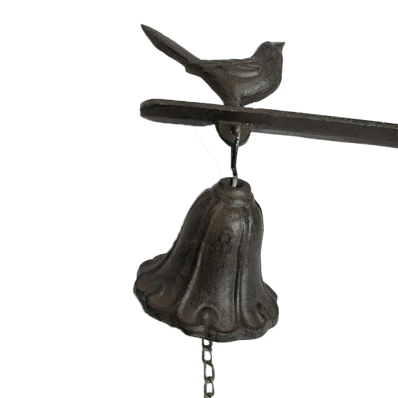 Metal Door Bell for Farm House Outside  Hanging Doorbell - Indoor Outdoor Wall Mounted Dinner Bell - Garden Home Wall Decoration