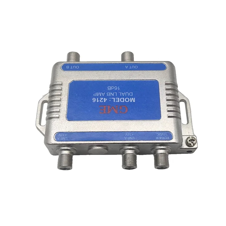 2023 Most Popular DBS 950-2150MHz Signals 16 dB Dual LNB Satellite If Amplifier