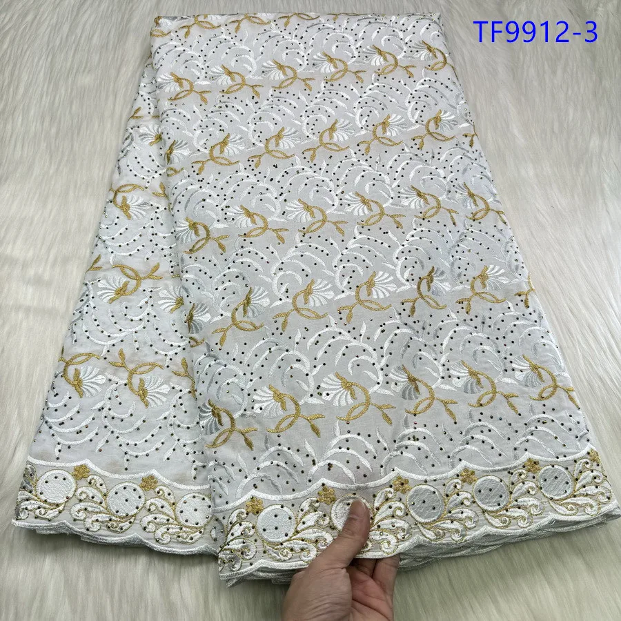 Elegant Style swiss Voile Lace High Quality Floral Embroidery Patterns Cotton Lace for Clothes