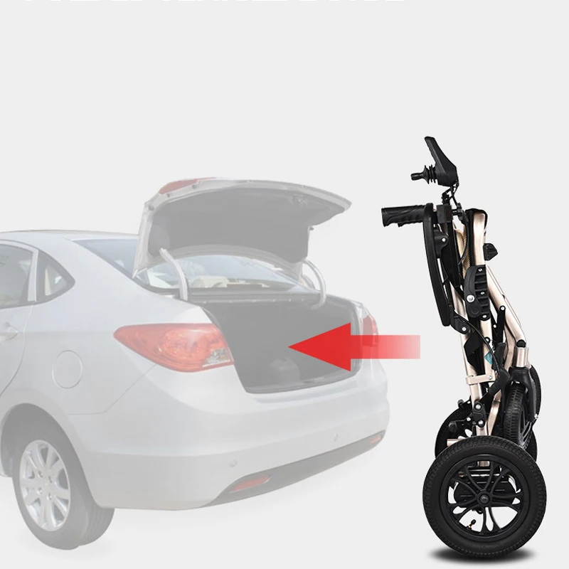 Lithium battery life folding wheelchair foldable aluminum electricity mobility wheelchairs price list