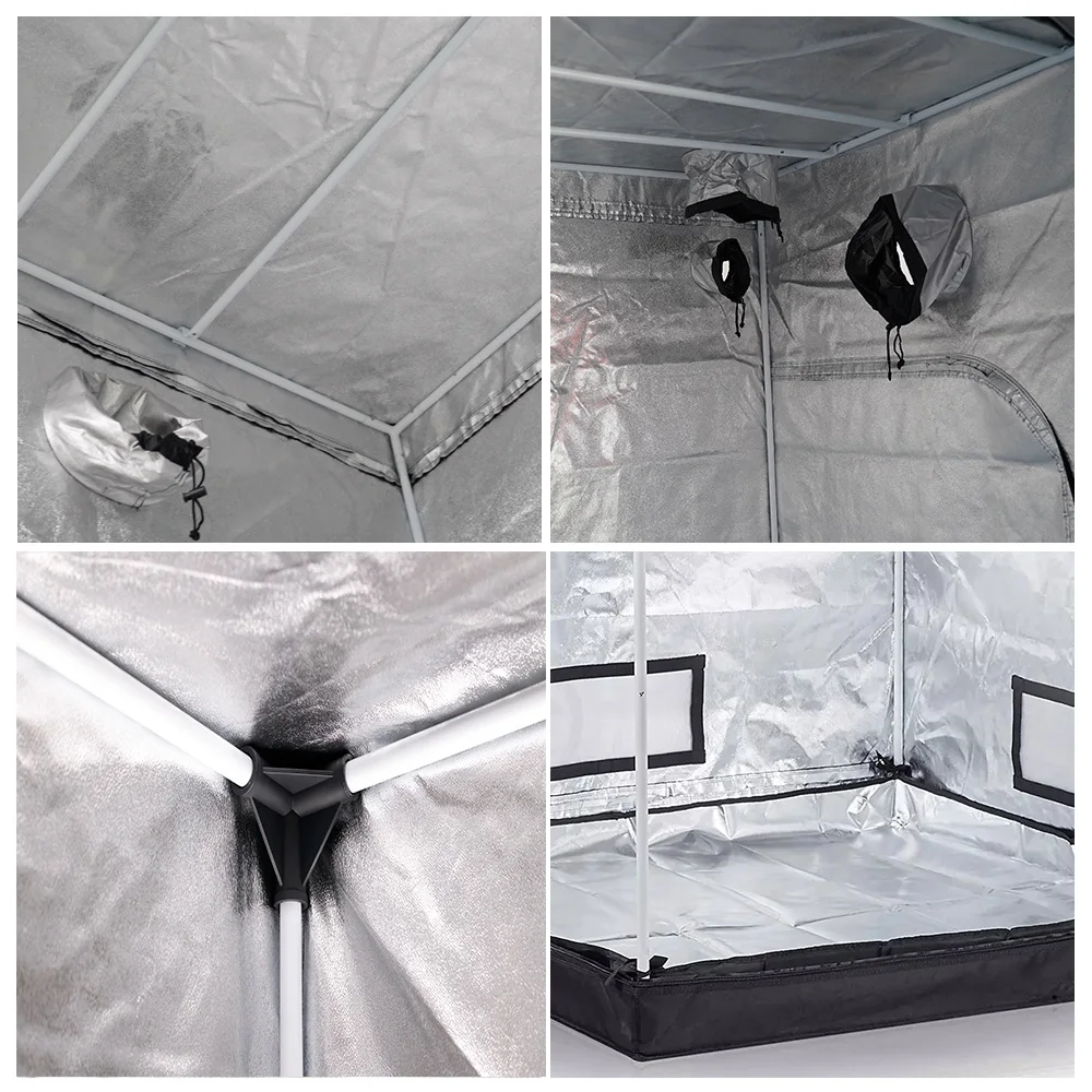 Hot Sale Durable  Easily Assembled 80*80*180cm  600D Mylar  Indoor Grow Tents for home  growing