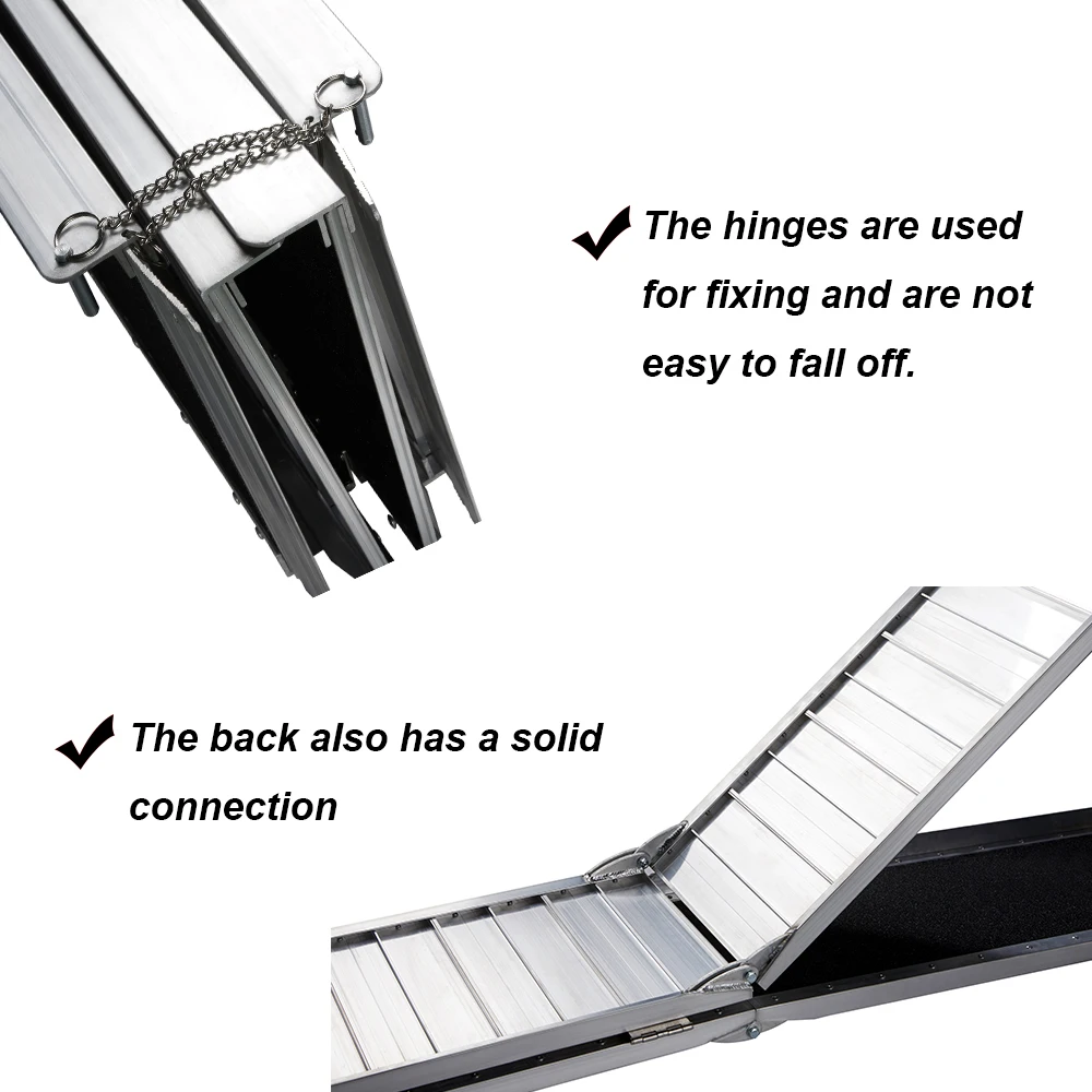 Portable threshold ramp wheelchair access ramp for stairs