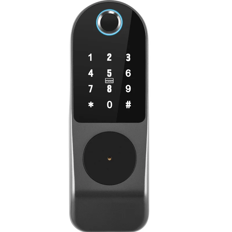 Tuya Ttlock App Double Sided Fingerprint Smart App Control Rim  Gate Door Lock