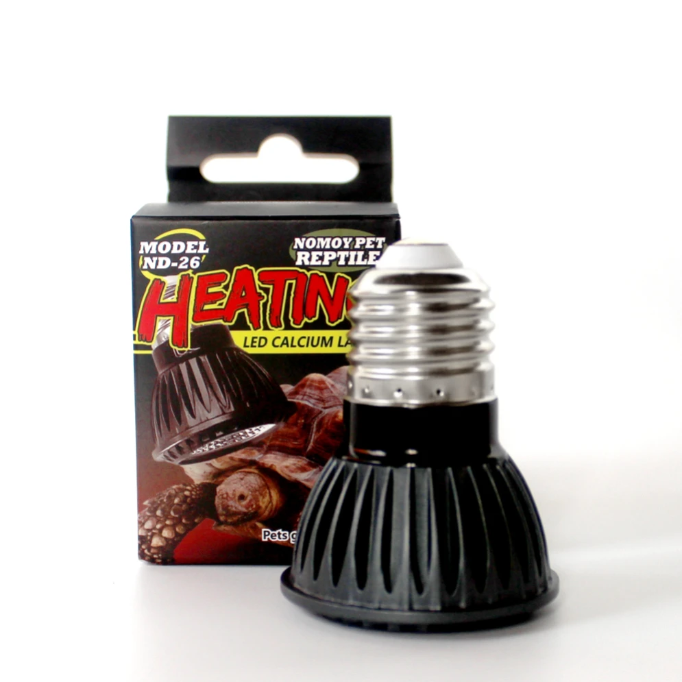 Pet LED calcium supplement UVA + UVB LED Reptile Light Turtle Basking Platform Full Spectrum Lamp Sunbathe Heat Lamp for Lizard