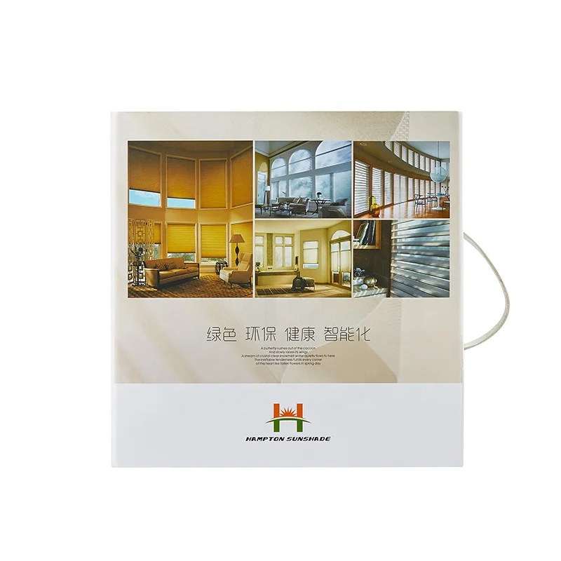 Modern Design Fashion Fabric Swatch Book Paperback Book Printing Textile Sample Books