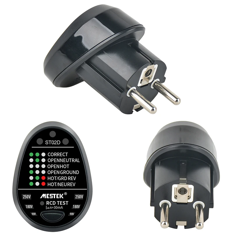 Mestek умная розетка 90V 180V 250 Вт водостойкый LED электрические линии тестер эпицентр Европейская Finder детектор