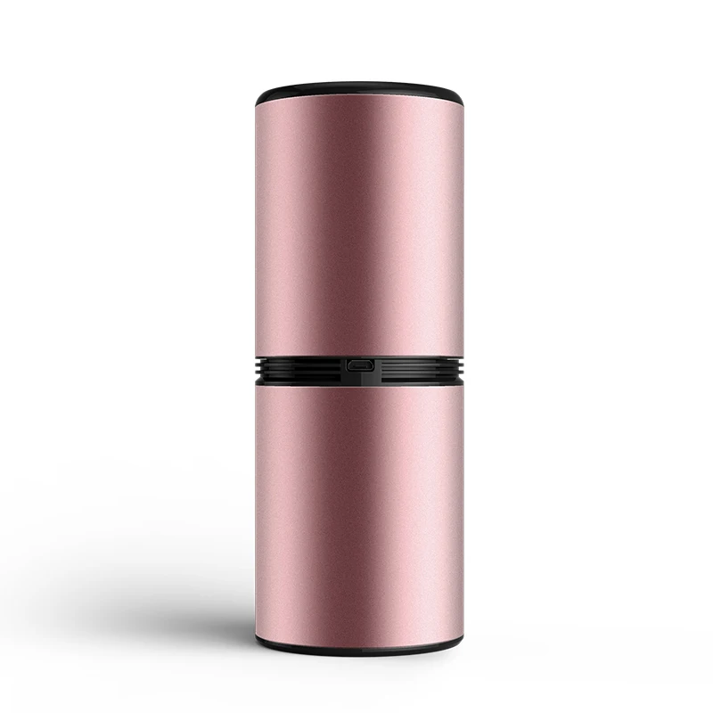 One key control Low noise air cleaner car portable purifier USB output charging