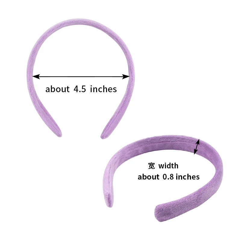 2cm Width Velvet Headbands For Women Hairbands Fashion Girls Head Hoop Hair Bands Kids Diy Hair Accessories Wholesale