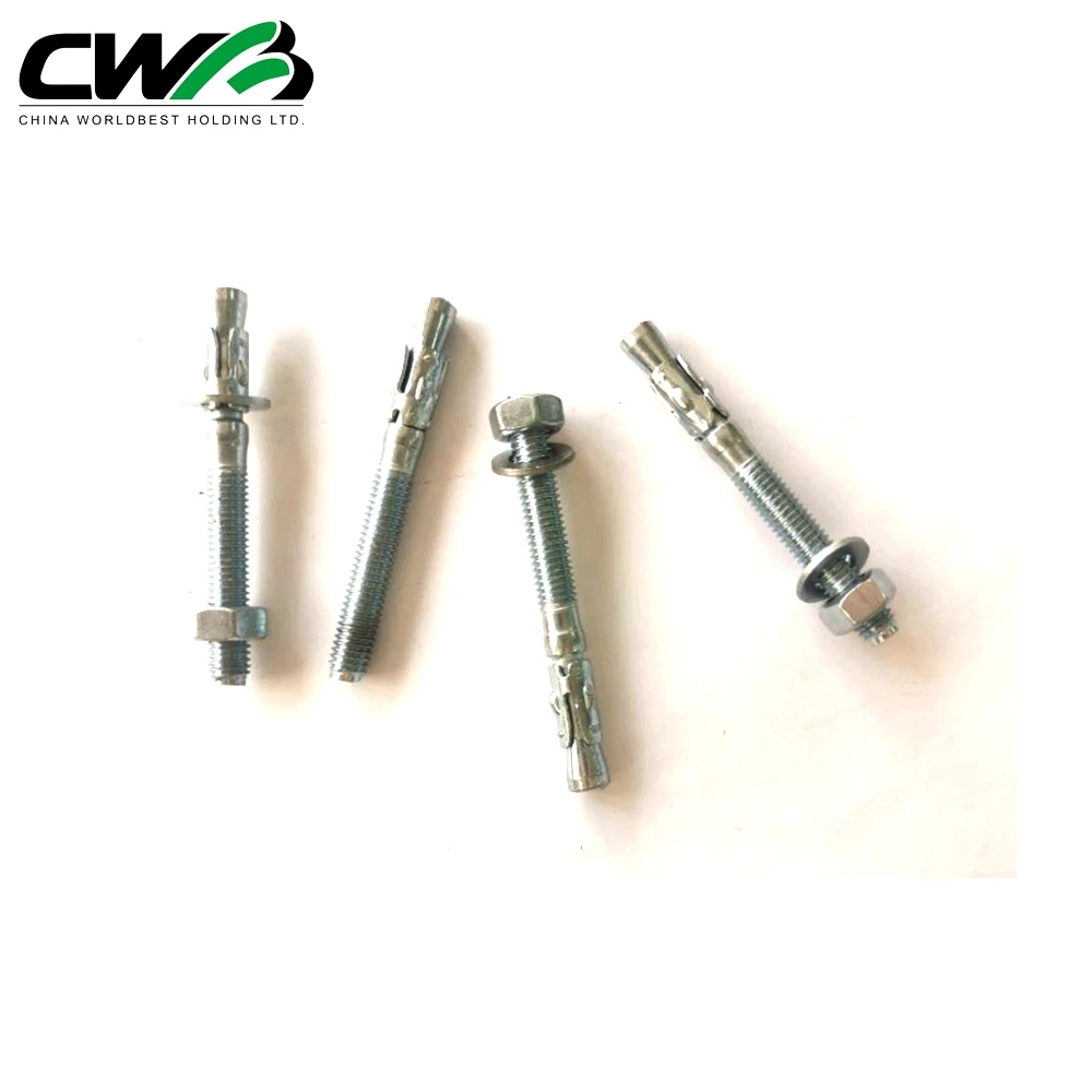 Customized stainless steel expansion wedge anchor bolt wedge anchor