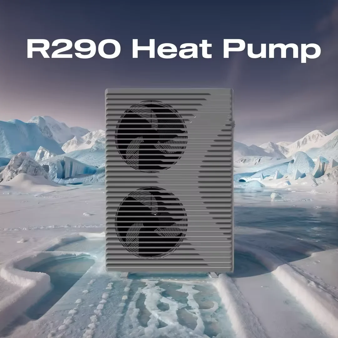 Fantastic High Temperature New Energy R290 Dc Inverter Heating Air Source Monoblock Air To Water Heat Pump For Shower