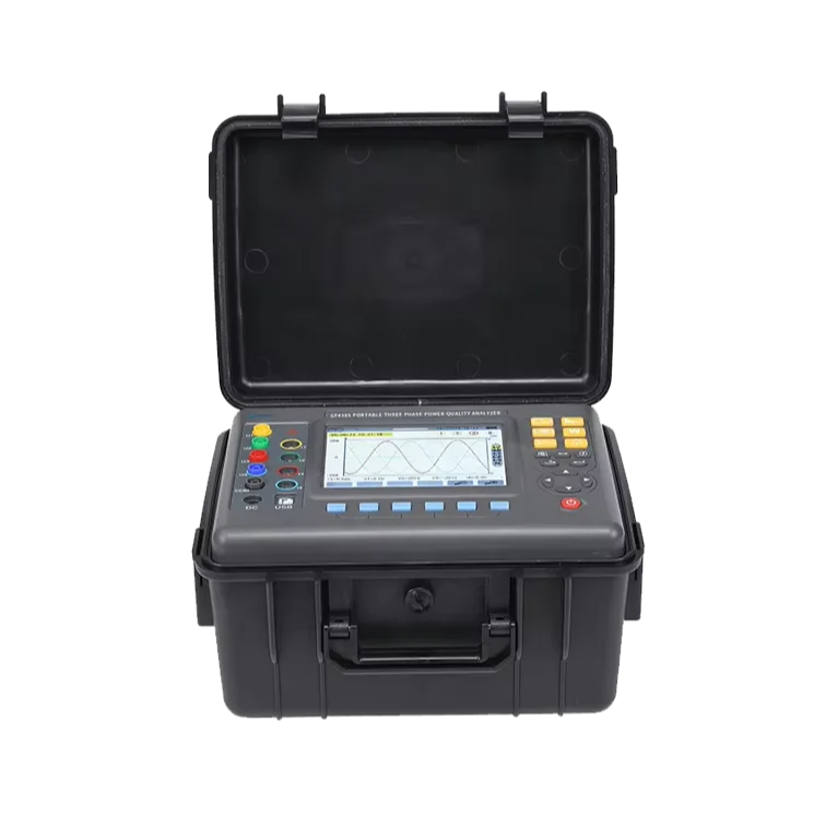 GF4385 Portable Three-Phase Electronic Power Quality Analyzer Handheld Machine Testing Network Work 220V Electric Measurement