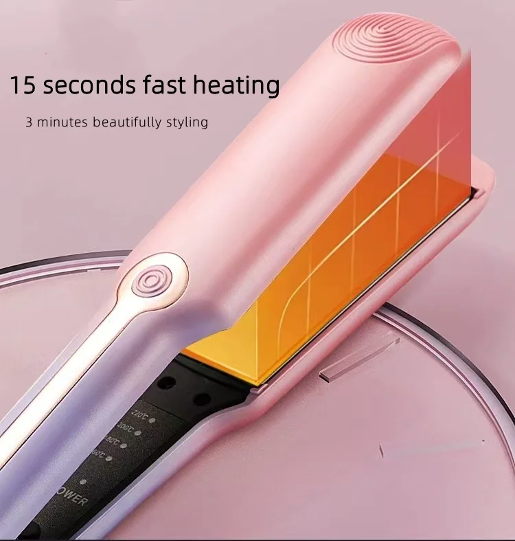 30W PTC Heater El Mejor Alisador De Doble Uso Para Straight Roll Curler Negative Ion Hair Straightener