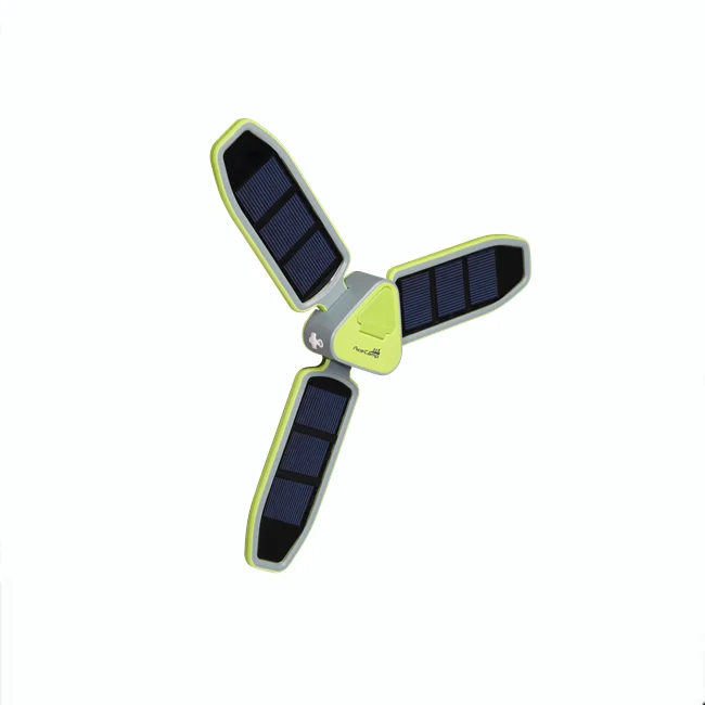 AceCamp Foldable Rechargeable Solar Camping Lantern Green for outdoor camping hiking hunting fishing