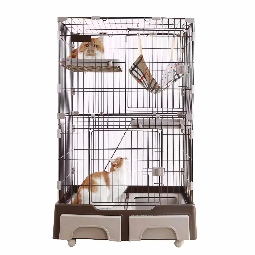 Hot Selling Cat Display Cages House Large Comfortable Anti-Rust Small Pet cage