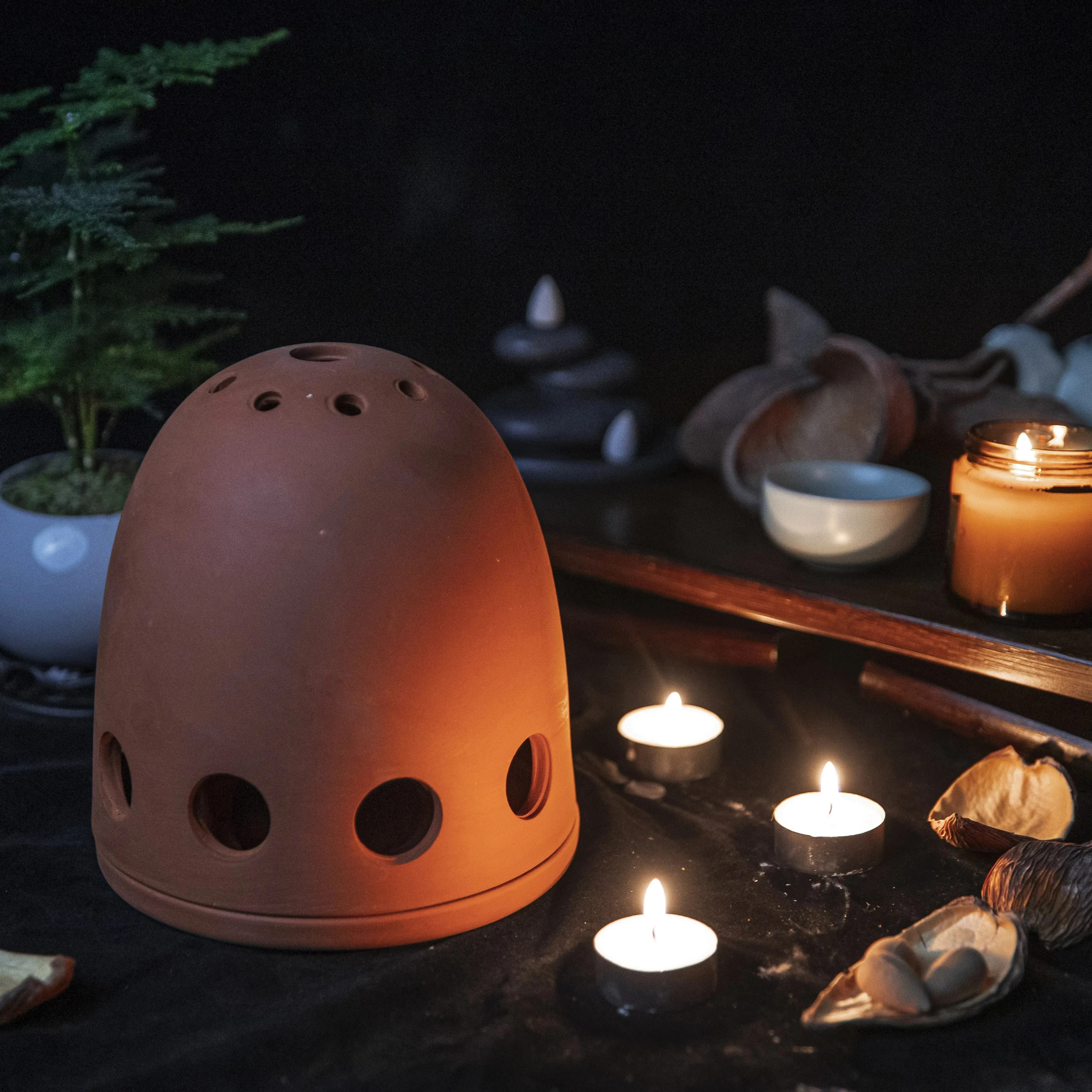 Primary color series, Double layer Candle Heater, Mini Stove, Type A