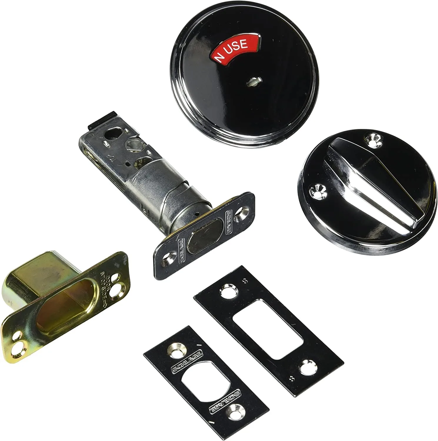 Deadbolt Occupancy IND X Thumb turn  Satin Chrome Door security lock