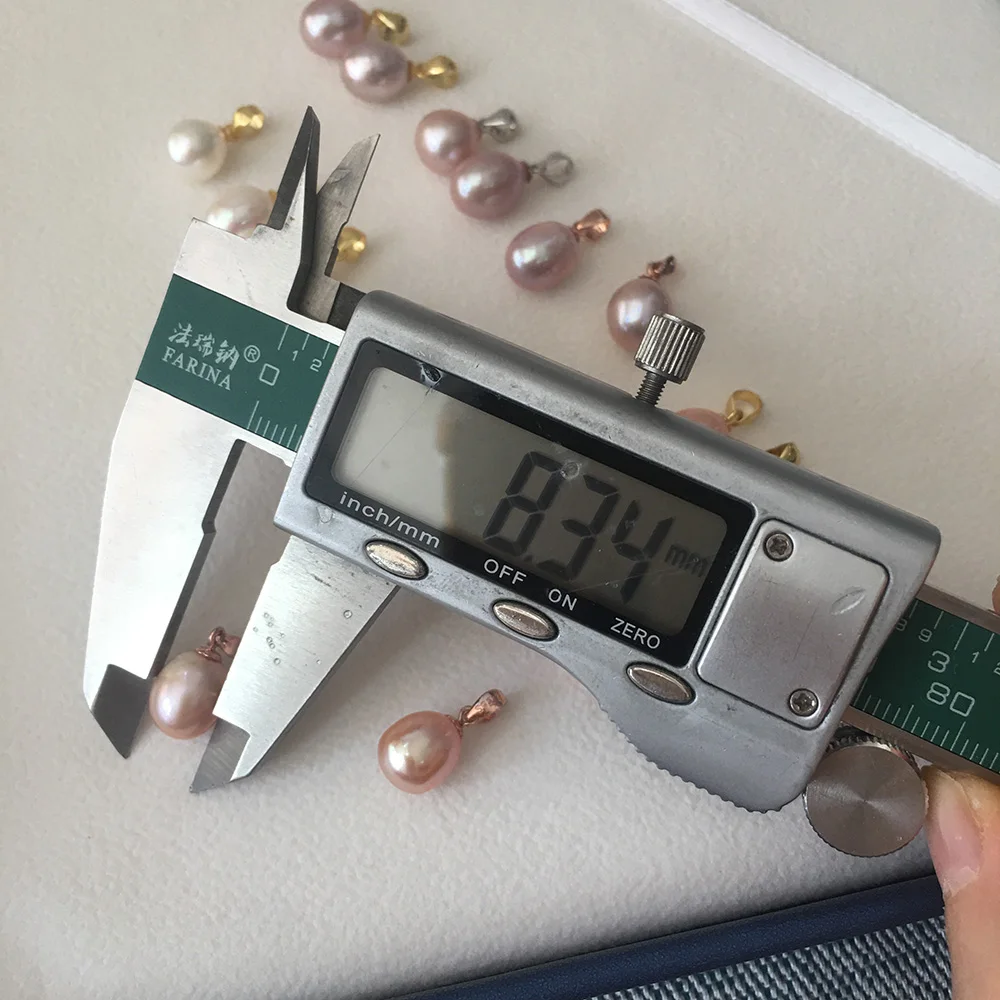 high quality fashion 925 silver gold plating nature Tahitian pearl pendant CHARM baroque shape